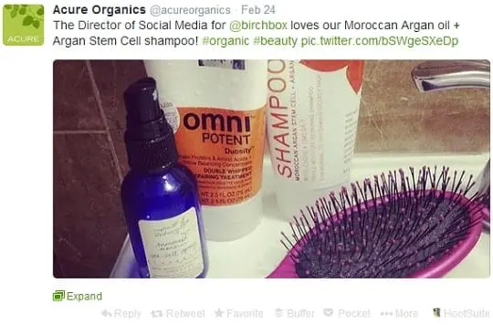 Acure Organics Birchbox Items