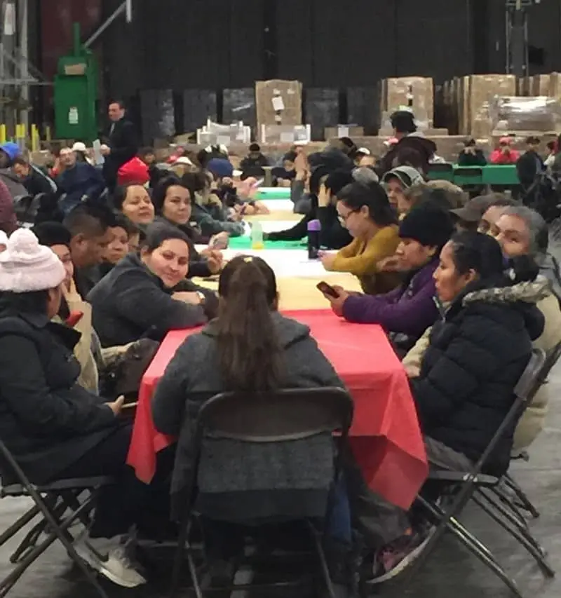 end of table christmas 2016