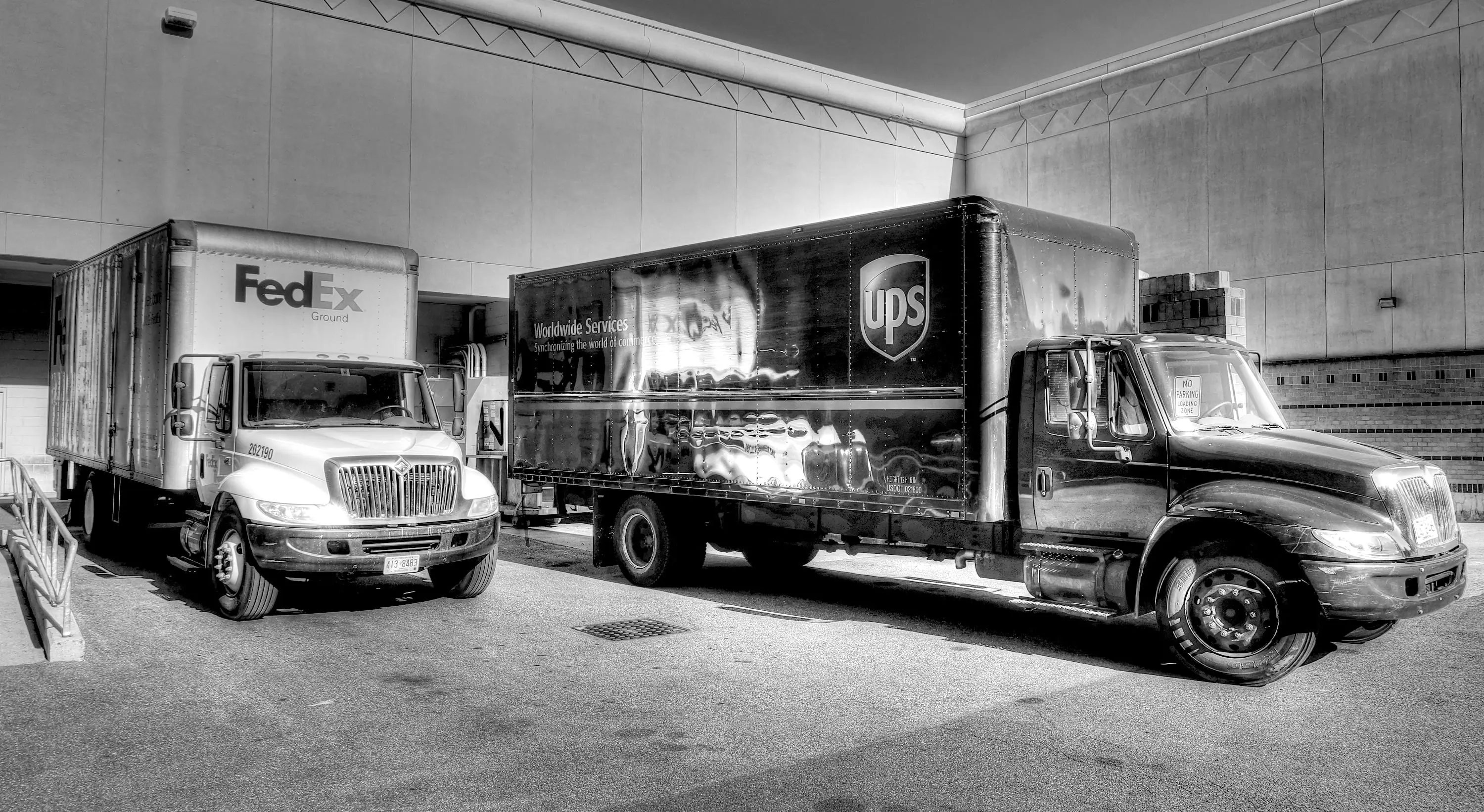 FedEx + UPS together - 2018 peak performance