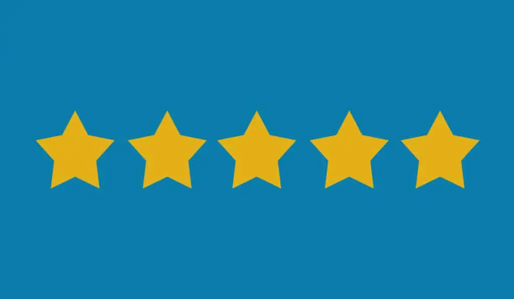 five star review