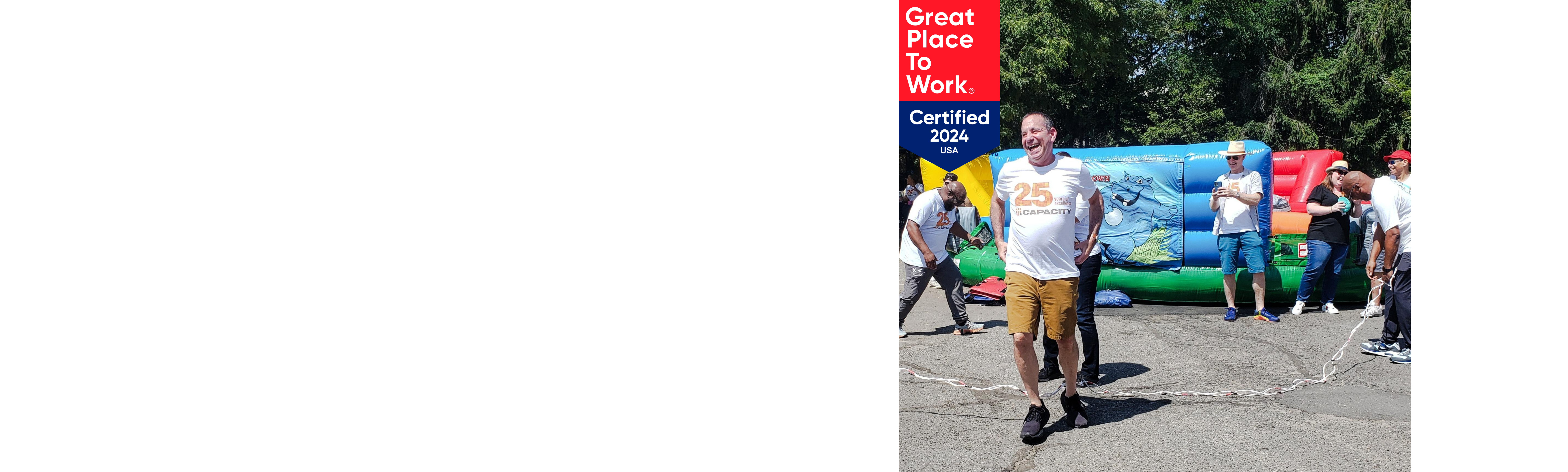 Capacity Earns Great Place to Work Certification