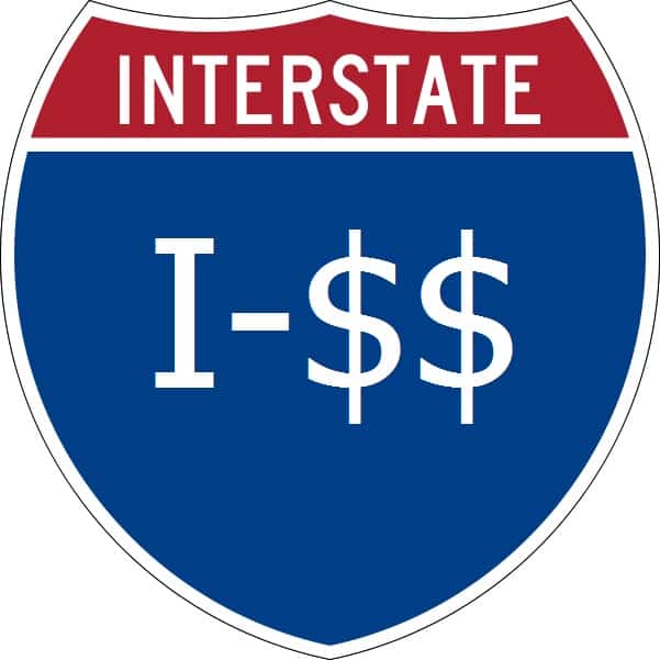 Interstate sign value