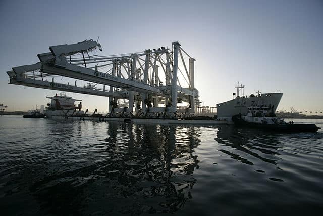 Cranes at Port of Long Beach