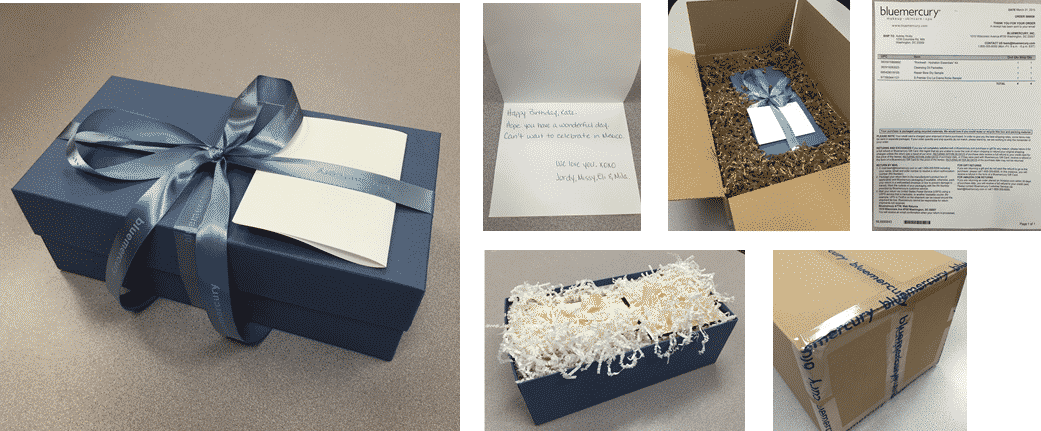Blue Mercury Product Packaging