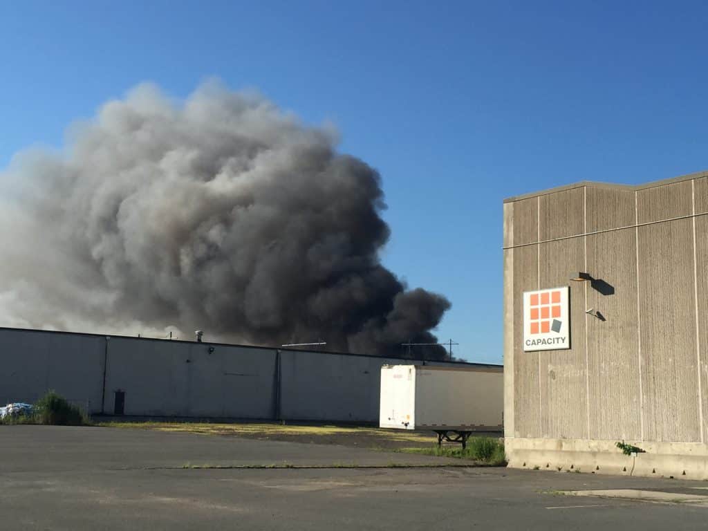 Fire in New Brunswick facility