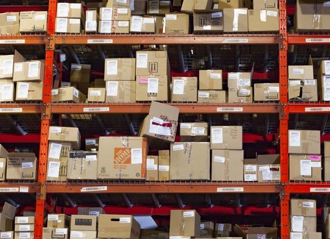 California warehouse shelves - Capacity West