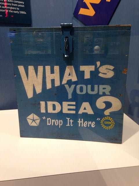 Encourage ideas from others