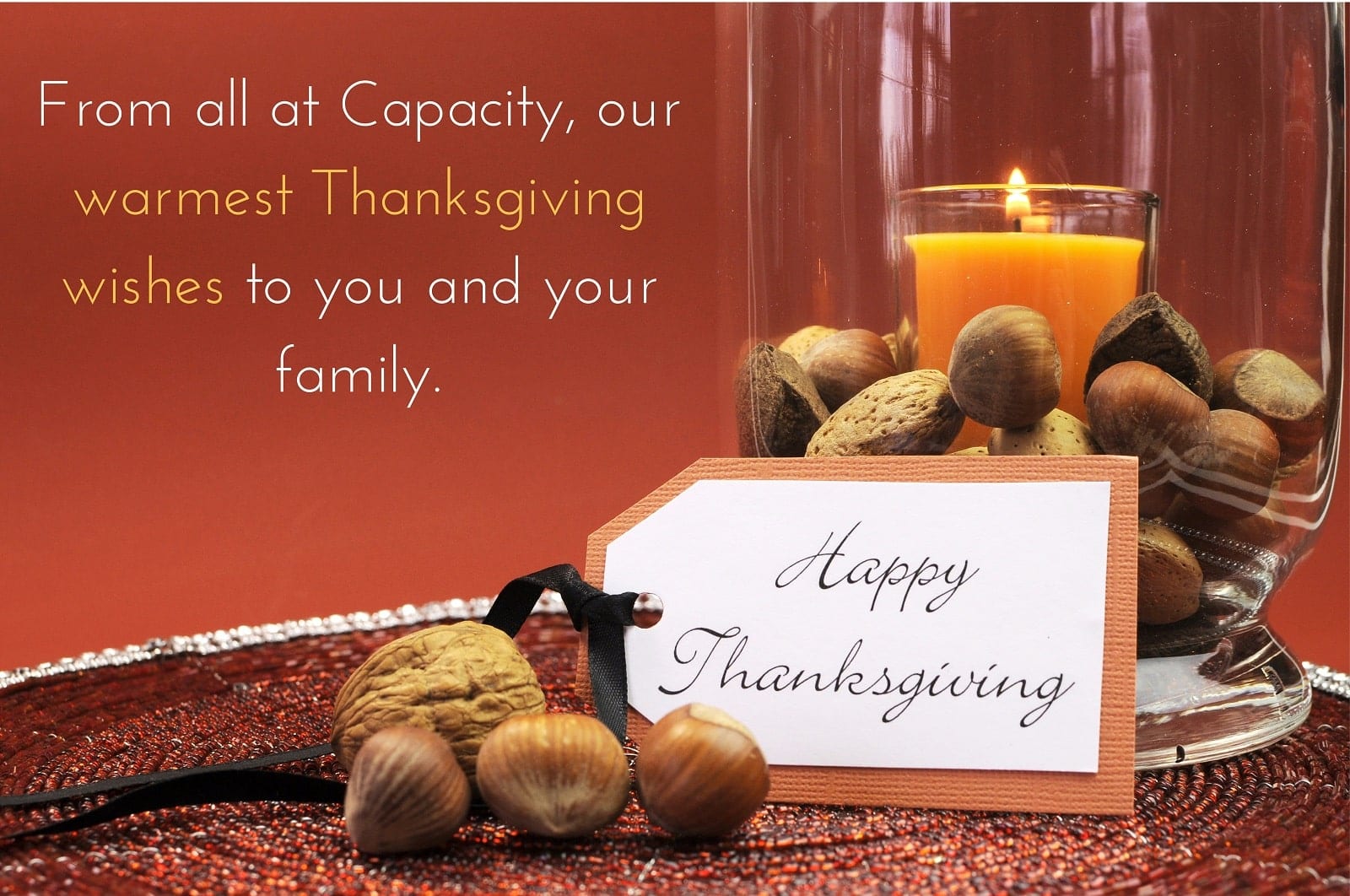 Happy Thanksgiving from Capacity