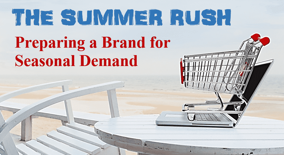 seasonal fulfillment - cart and beach