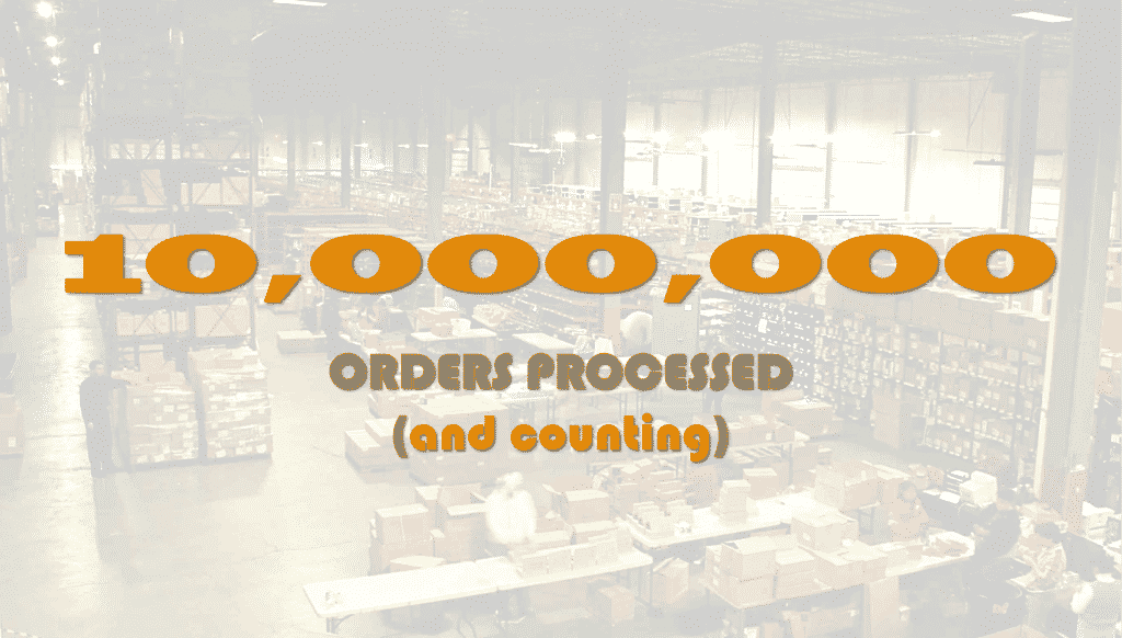 10 million orders processed capacity llc