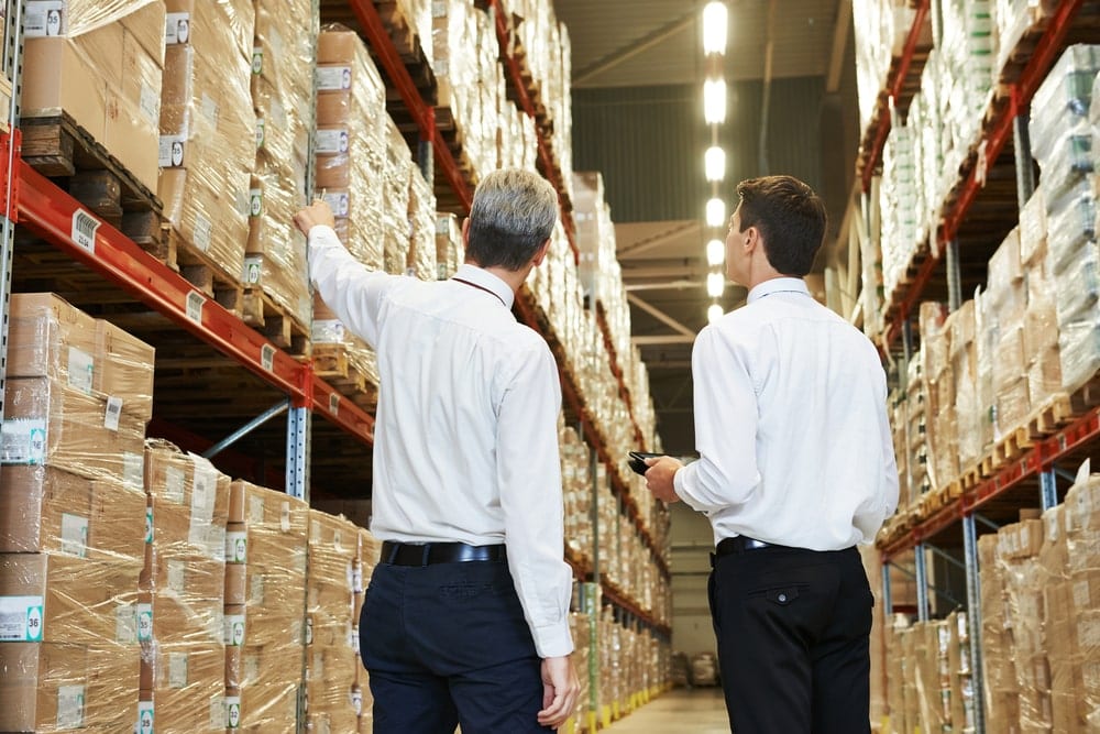 managers in warehouse