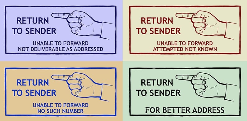 return to sender labels