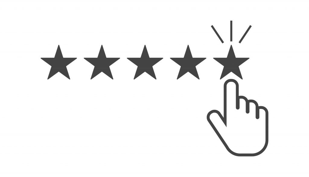 five-star e-commerce reviews