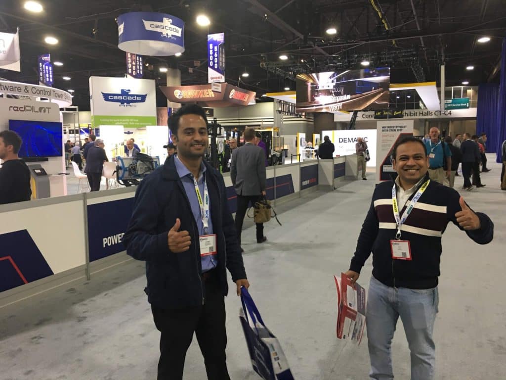 Milind and Amogh at MODEX 2020