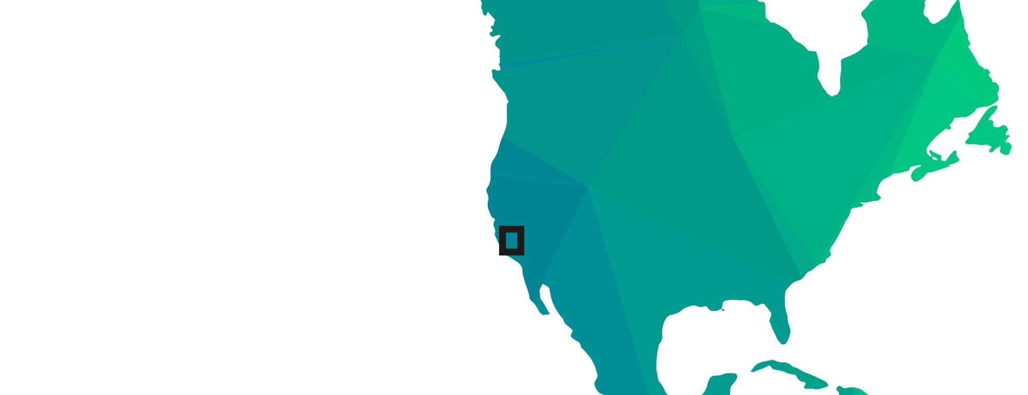 California Fulfillment Center map - West coast US location
