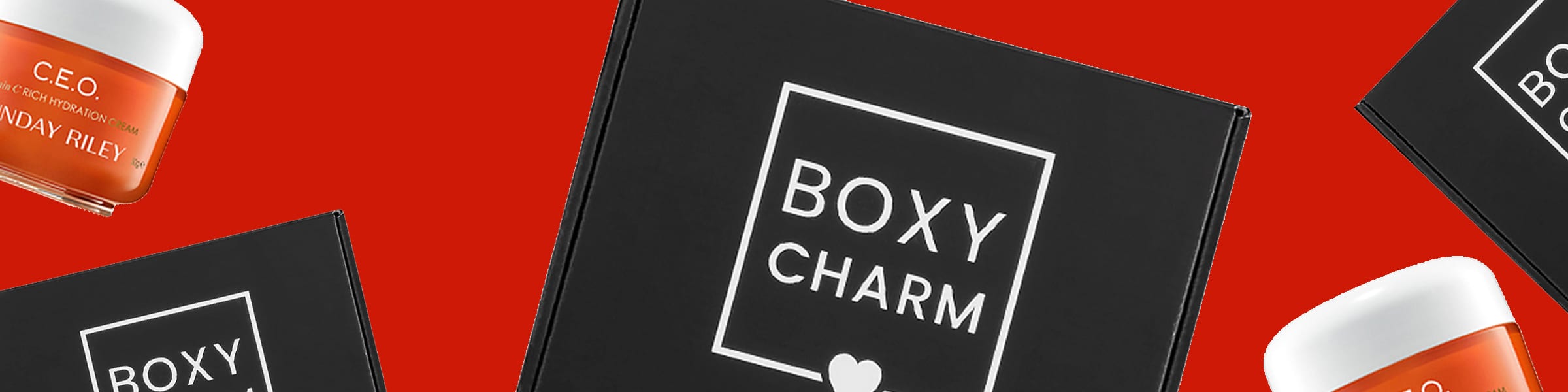 Boxy Charm Case Study - boxes and products