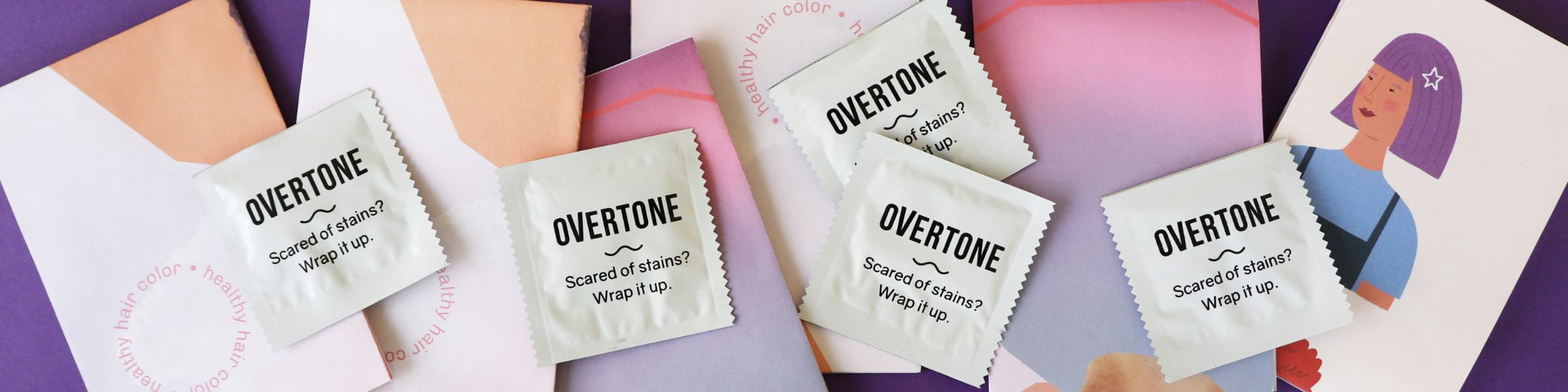 oVertone Case Study - products and packaging